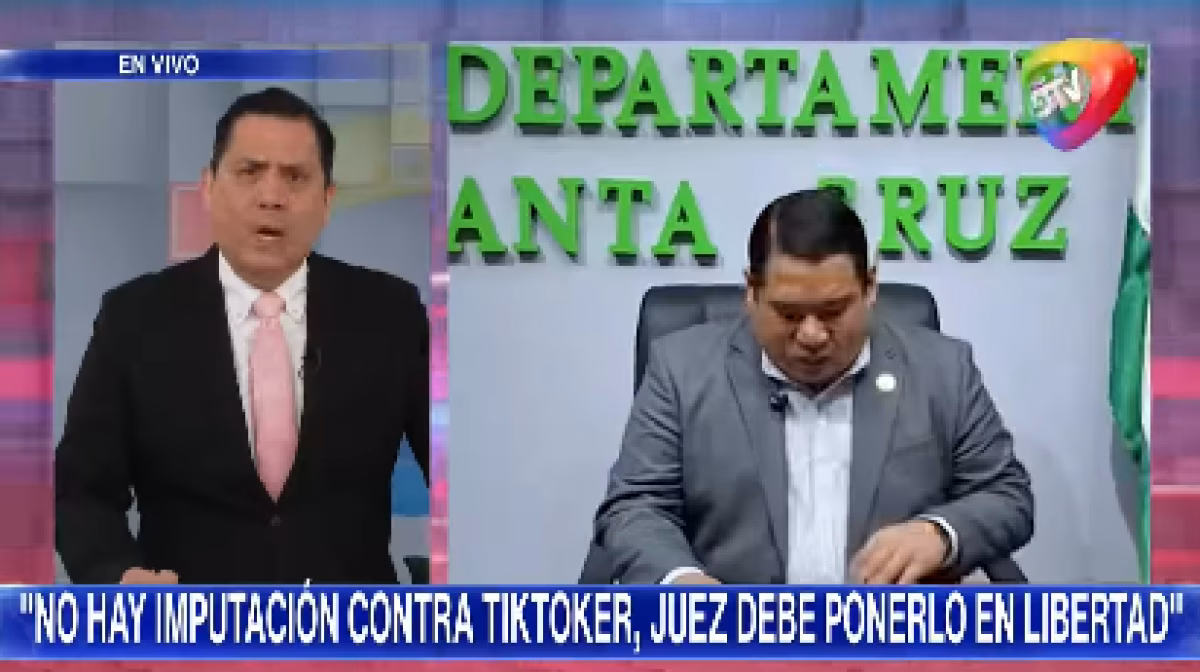 Fiscalía no presentará imputación contra tiktoker detenido y se espera su liberación