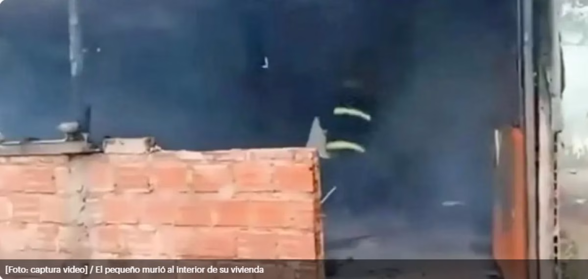 Niño que murió carbonizado se refugió bajo una mesa porque la puerta de su casa estaba cerrada, señala bombero