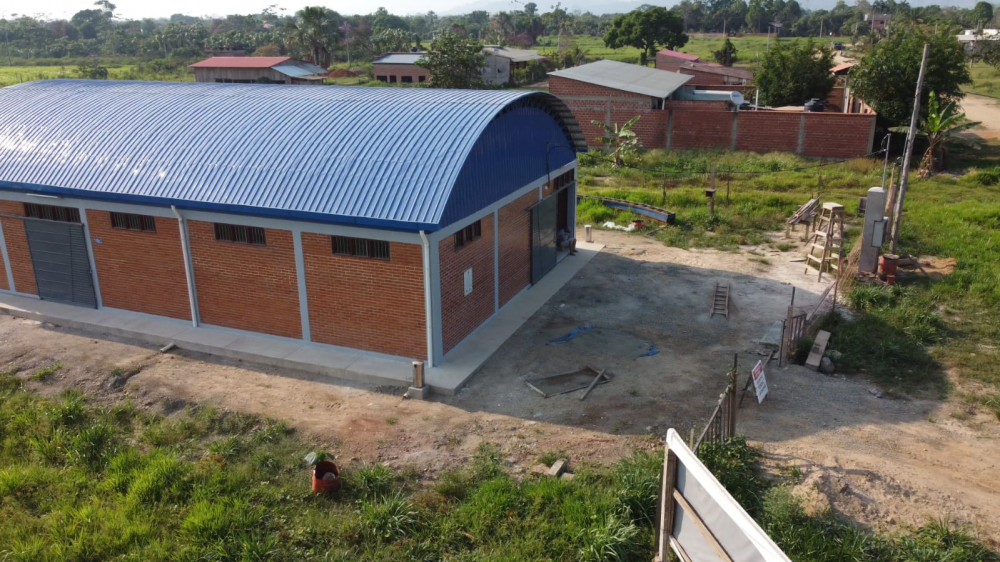FPS pone en funcionamiento procesadora de harina de plátano en Yucumo