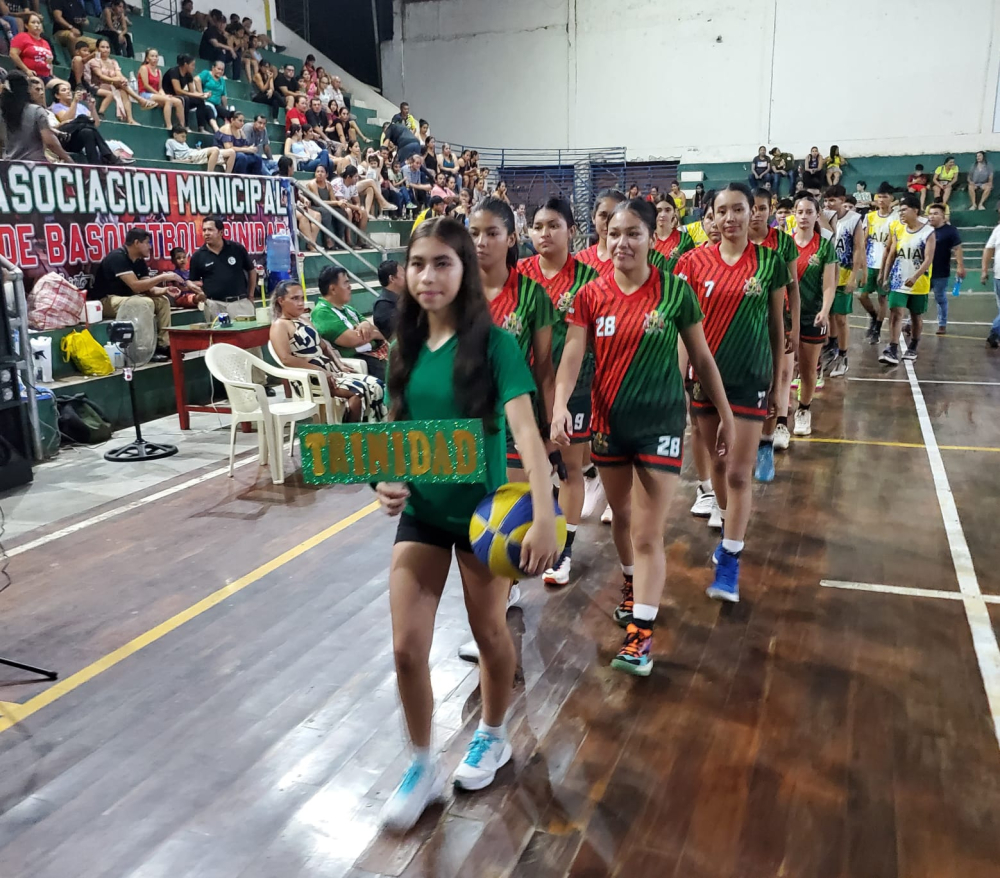 Beni vive el básquetbol: inauguran campeonato selectivo U-18 en Trinidad
