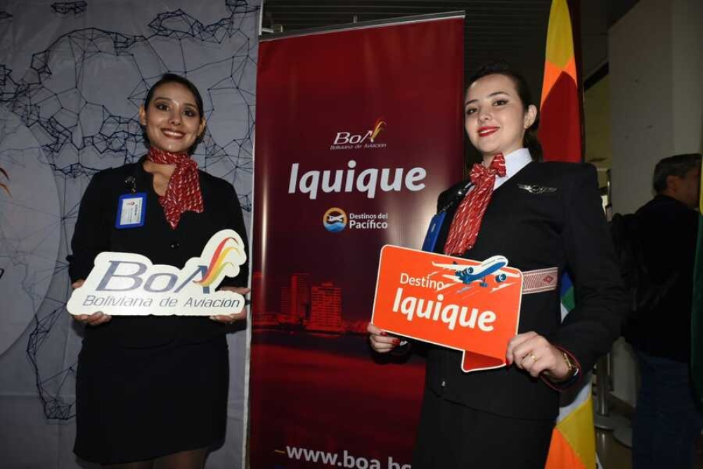 BoA inicia conexión aérea con Chile