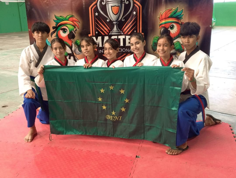Taekwondo del Beni alcanza la cima en torneo internacional