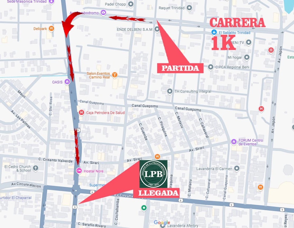 LA PALABRA DEL BENI LANZA CARRERA PEDESTRE 1K Y 5K “CORRIENDO CON ENERGÍA”