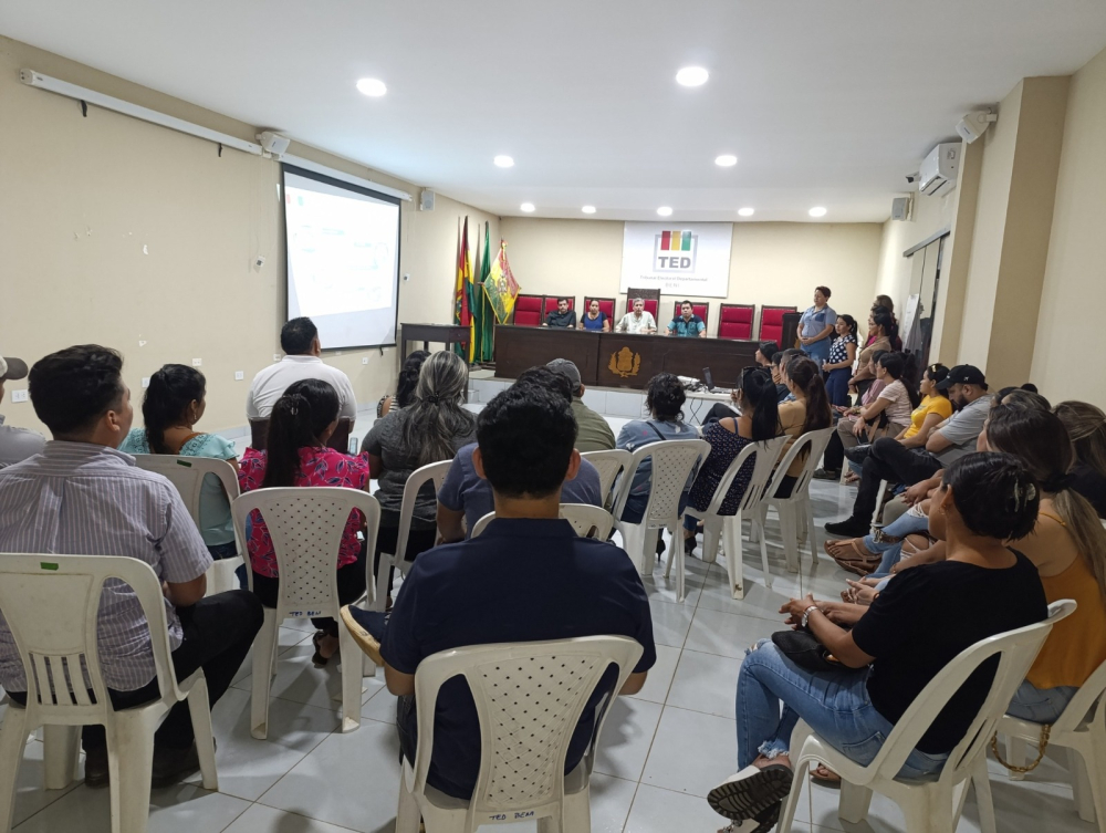 TED-Beni desarrolla curso permanente para notarios electorales