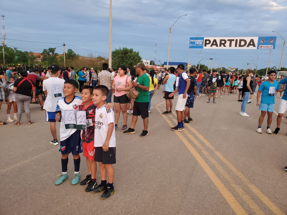 Gráficas de la VII Carrera Pedestre 1k y 5k de La Palabra del Beni