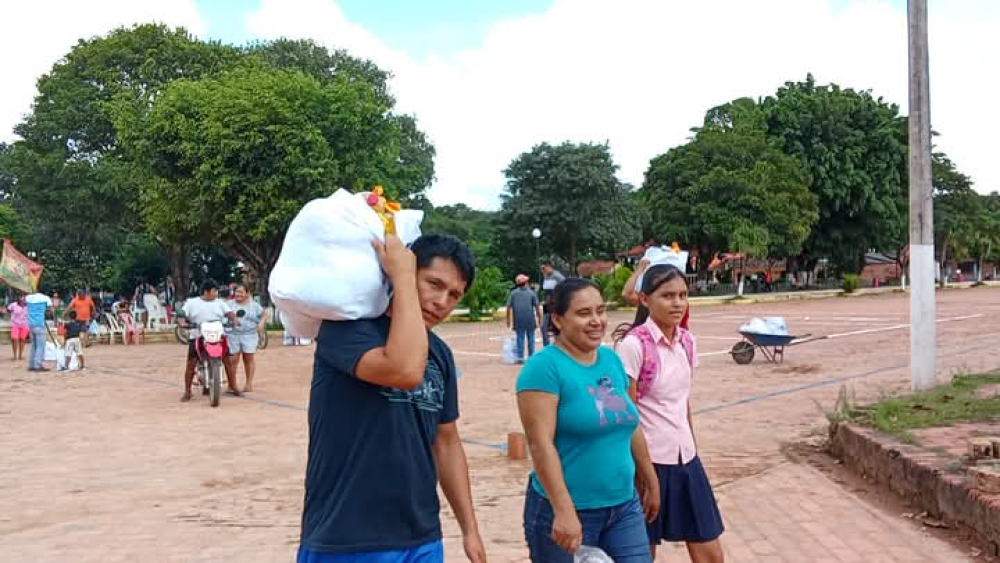 Municipio de Exaltación activa ayuda a familias que sufren escasez de alimentos