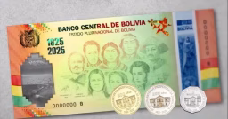 Presentan la moneda y el billete del Bicentenario