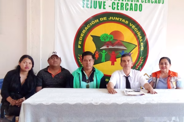 FEJUVE Cercado aclara presunta falsa información sobre legalidad de un ente paralelo