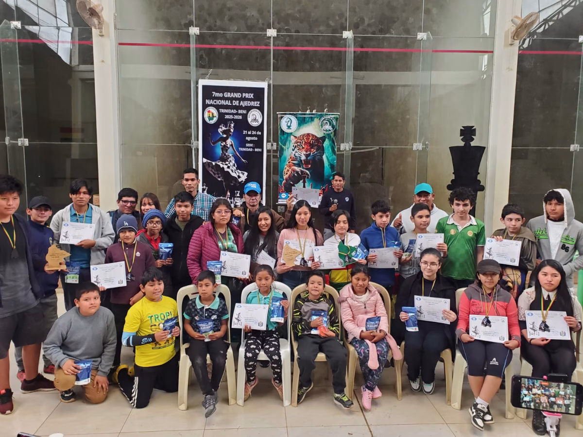 Grand Prix nacional de ajedrez cierra con premiación en Trinidad