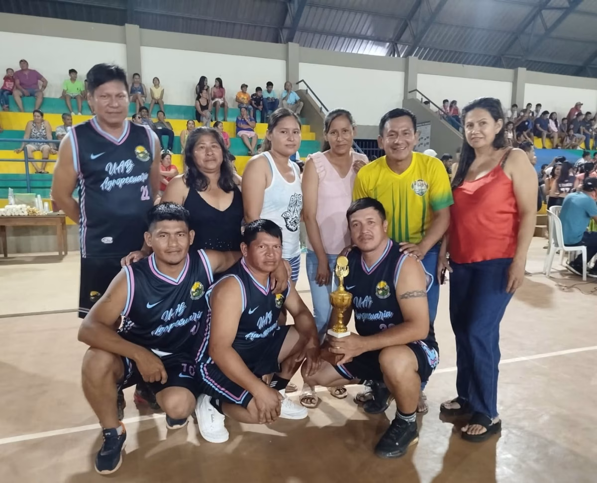 Inauguración del campeonato local de básquet 2025 en Baures