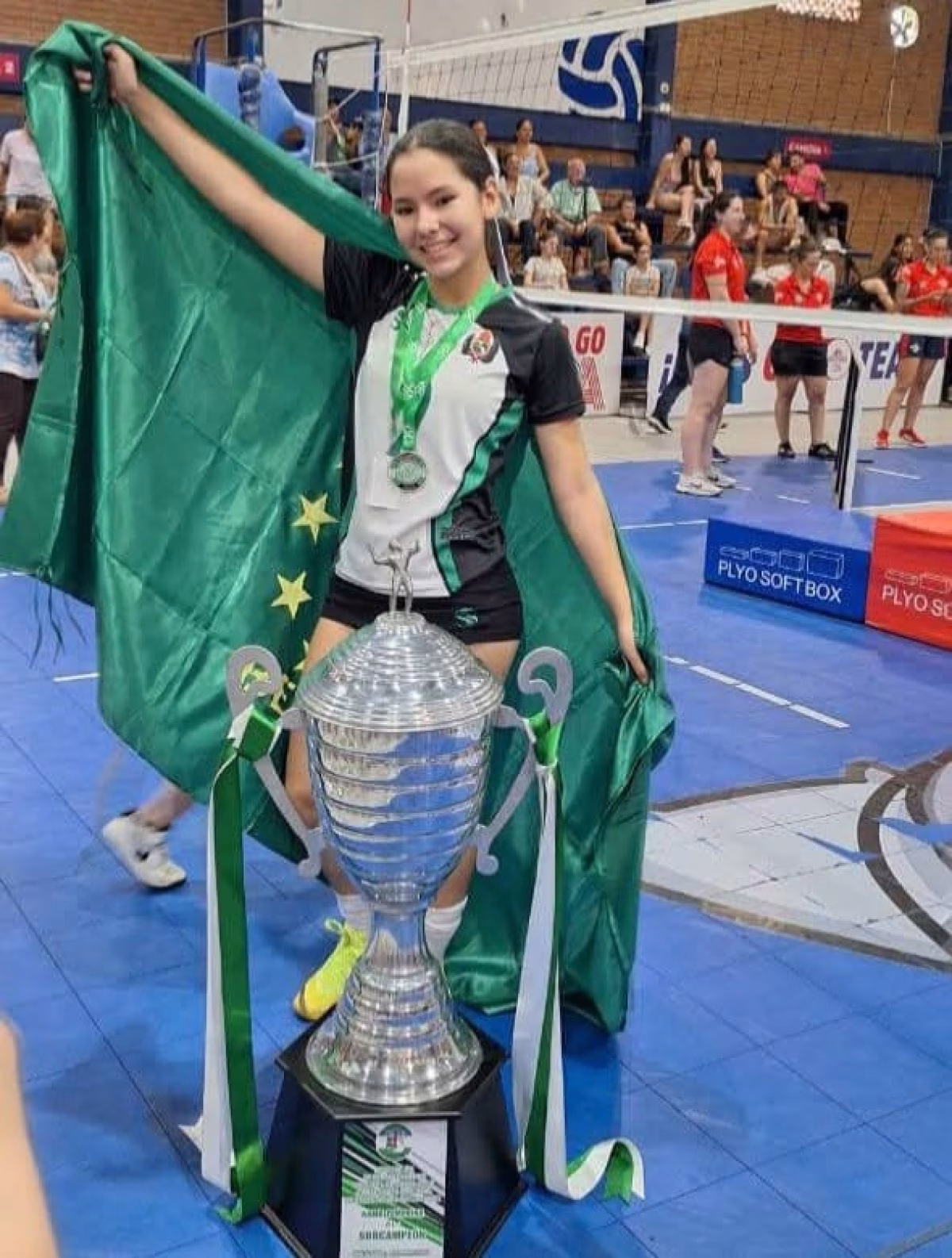 Zamira Arteaga Portales, deportista destacada del voleibol beniano