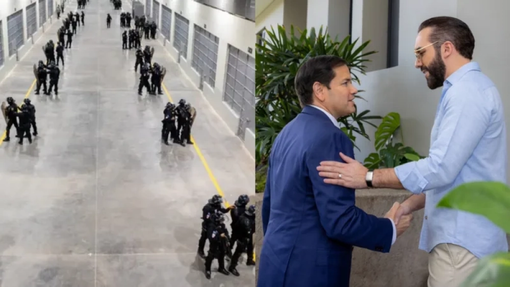 Bukele pone a disposición de Trump su "megacárcel" para criminales estadounidenses y migrantes
