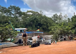 Tribunal Agroambiental realiza inspección ambiental en el río Madre de Dios en Pando