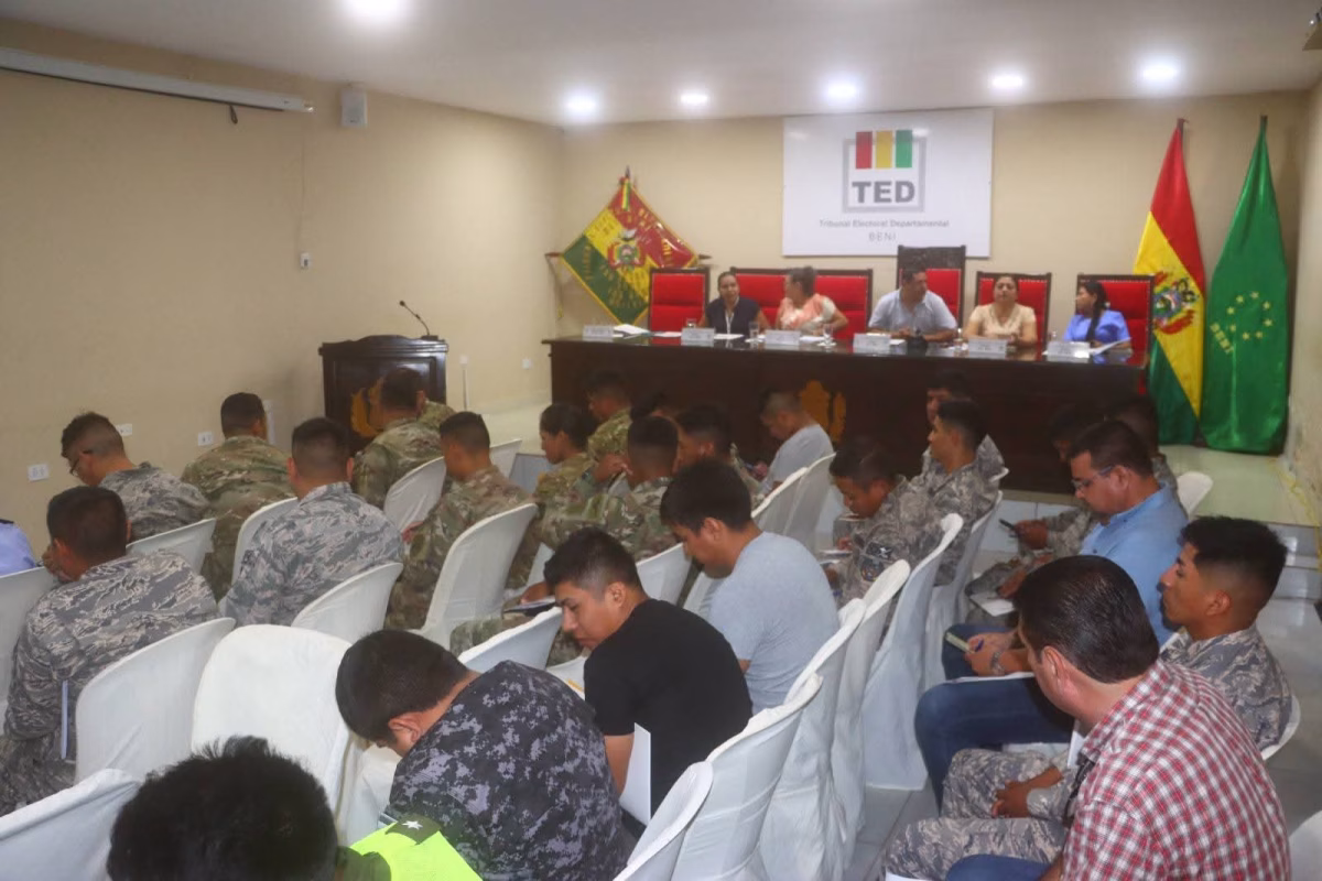 TED Beni fortalece capacitación sobre custodia del material electoral