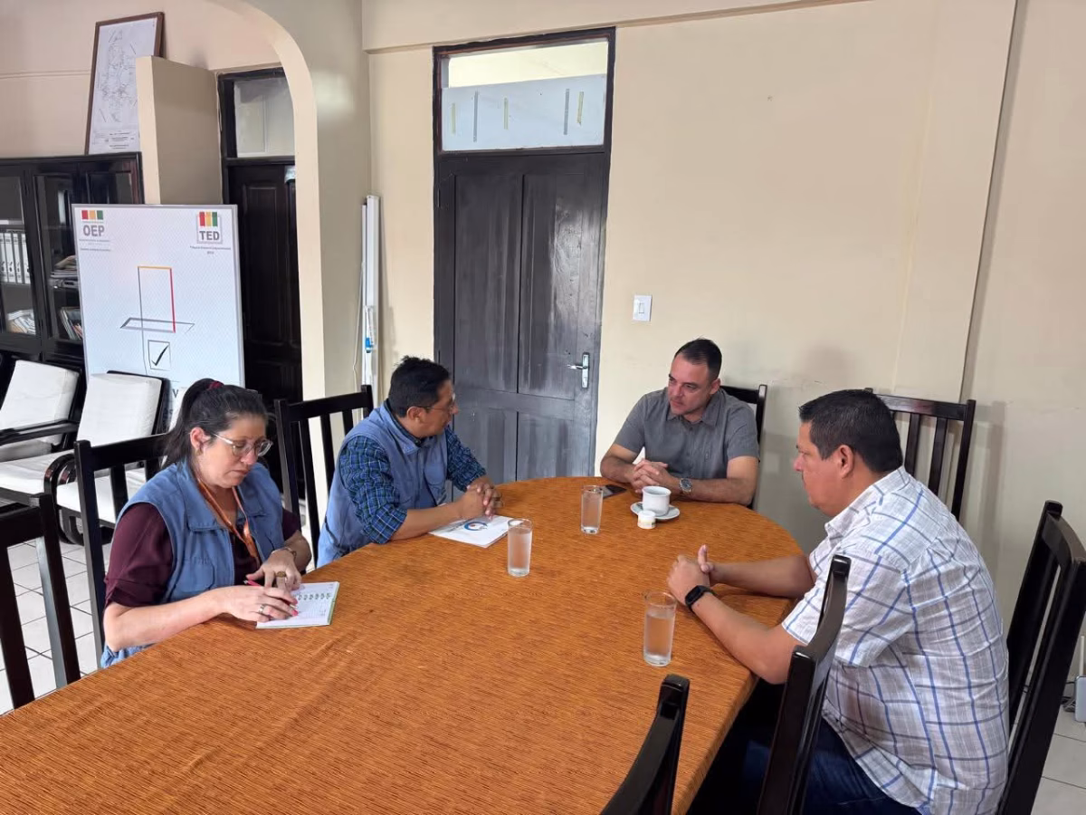 TSE y Defensoría del Pueblo coordinan acciones para observación electoral en Beni