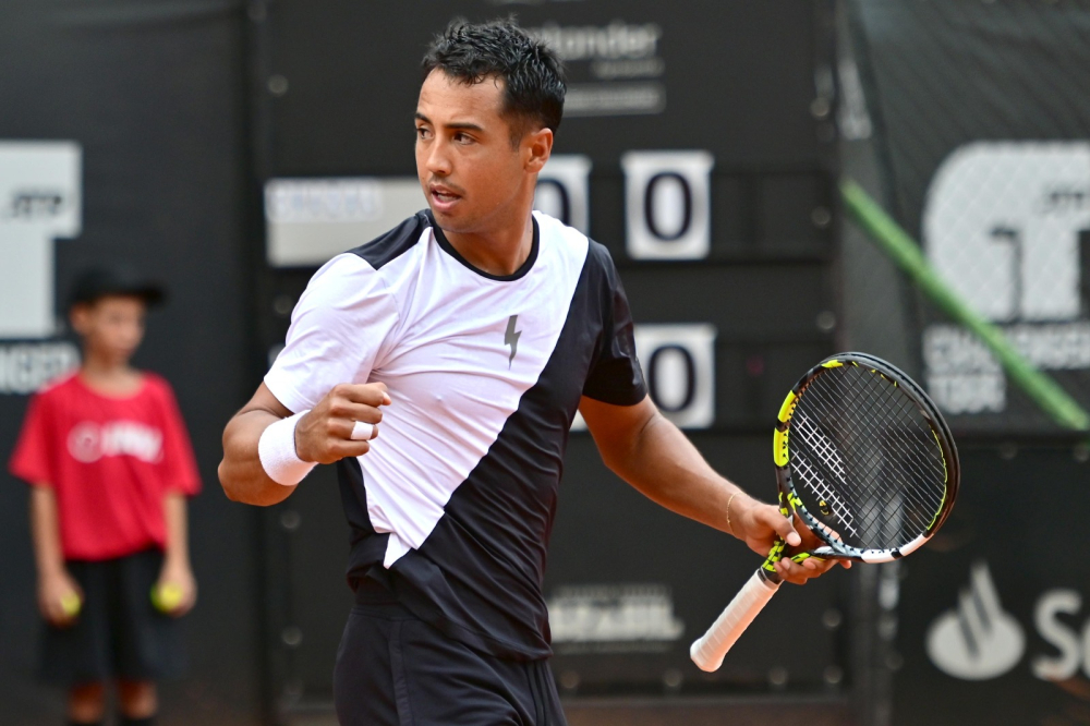 Hugo Dellien avanza a la segunda ronda del Brasil Tennis Challenger