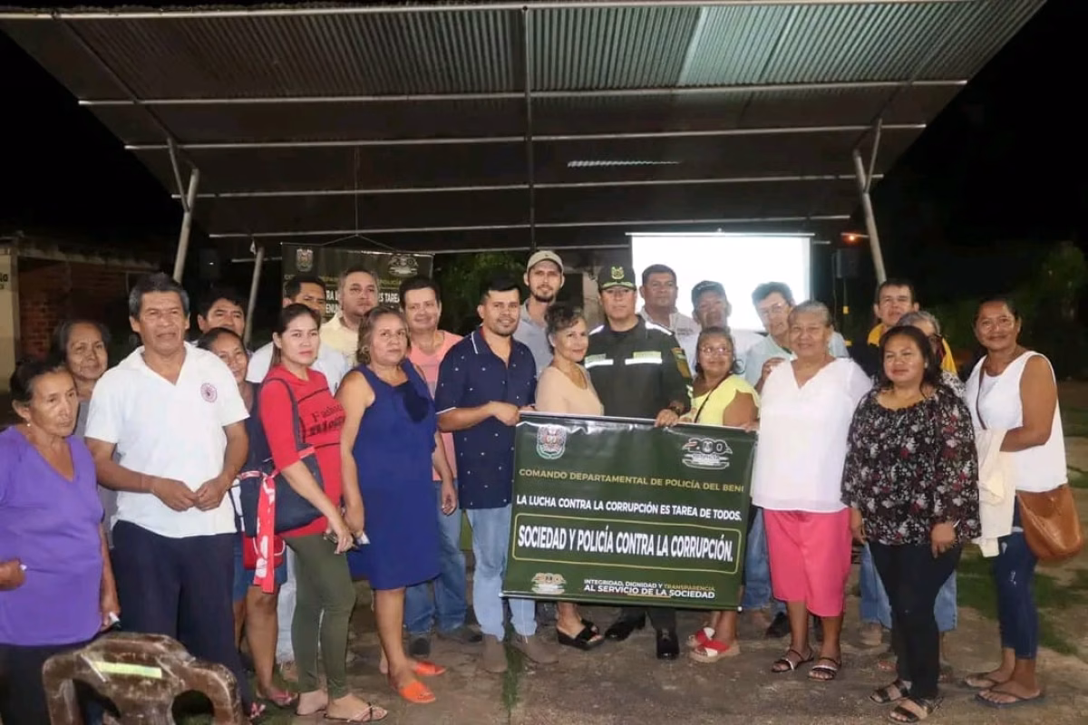 EL COMANDO DEPARTAMENTAL DE POLICÍA DEL BENI FORTALECE LA SEGURIDAD CIUDADANA Y LA TRANSPARENCIA INSTITUCIONAL EN EL DM-7 DE TRINIDAD