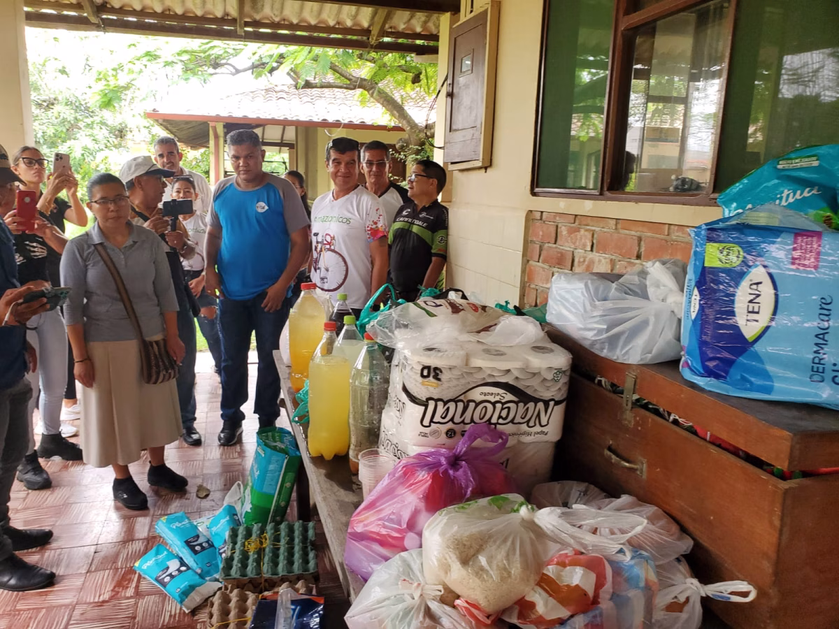Primera acción del año: ciclistas apoyan al Asilo “Sagrado Corazón de Jesús”