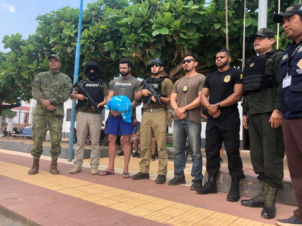 Policía Boliviana captura a fugitivo brasileño buscado por tráfico de drogas