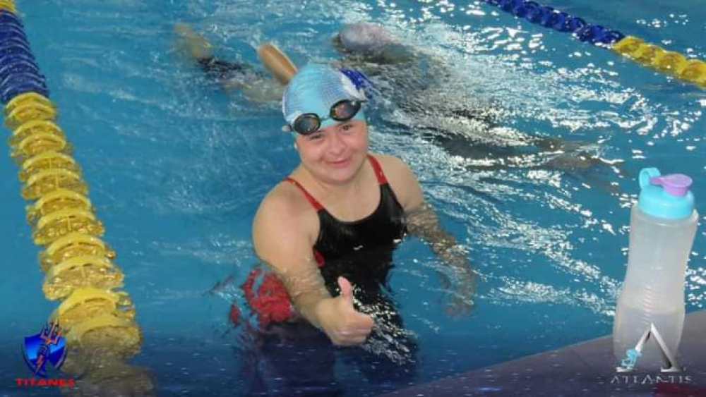 Carla Andrea Landívar Arteaga se prepara para las Olimpiadas Especiales