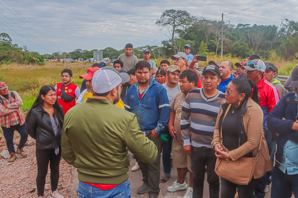 CHOPE PIESTA: Alcalde logró que se declare cuarto intermedio en bloqueos