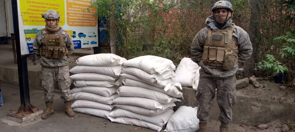 Área Naval Bermejo comisa semilla de trigo al contrabando valuada en Bs 10 mil