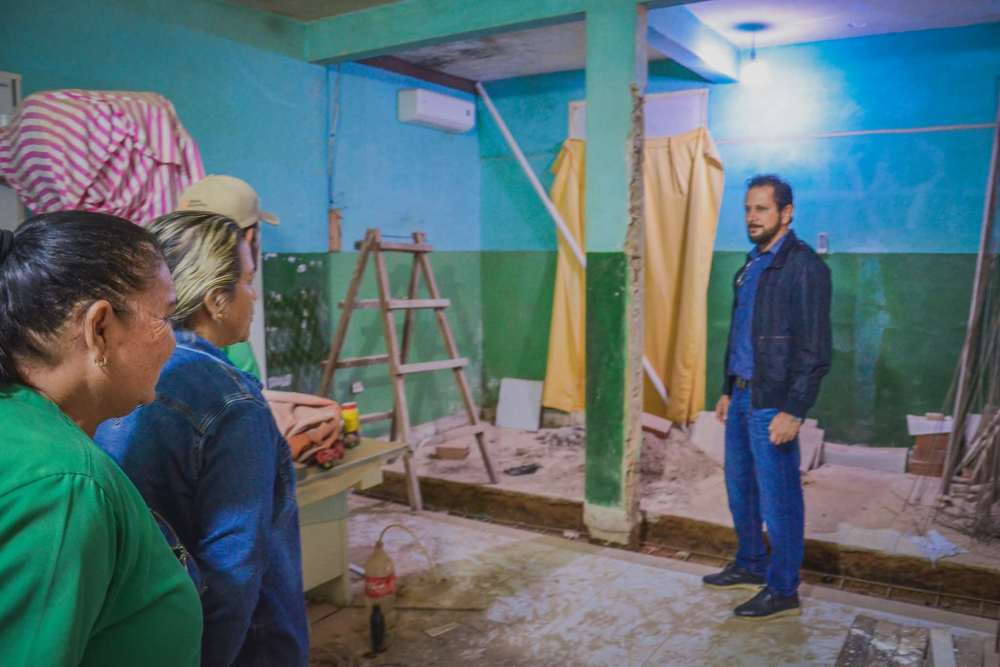 Refacción del hospital “3 de noviembre” de San Ignacio de Moxos, continua su avance