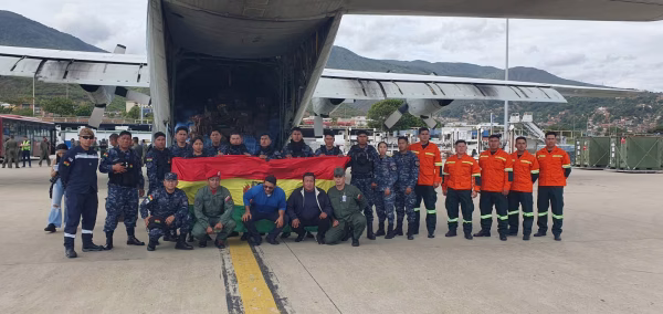 Contingente de la UMEE y SAR FAB llega a Venezuela para fortalecer operaciones de búsqueda, rescate y ayuda humanitaria