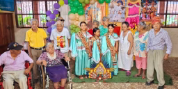 Clap Sociales y Soberanas del Folklore:      Organizaron "Chope Piesta Solidaria" en el Asilo de Ancianos Sagrado Corazón