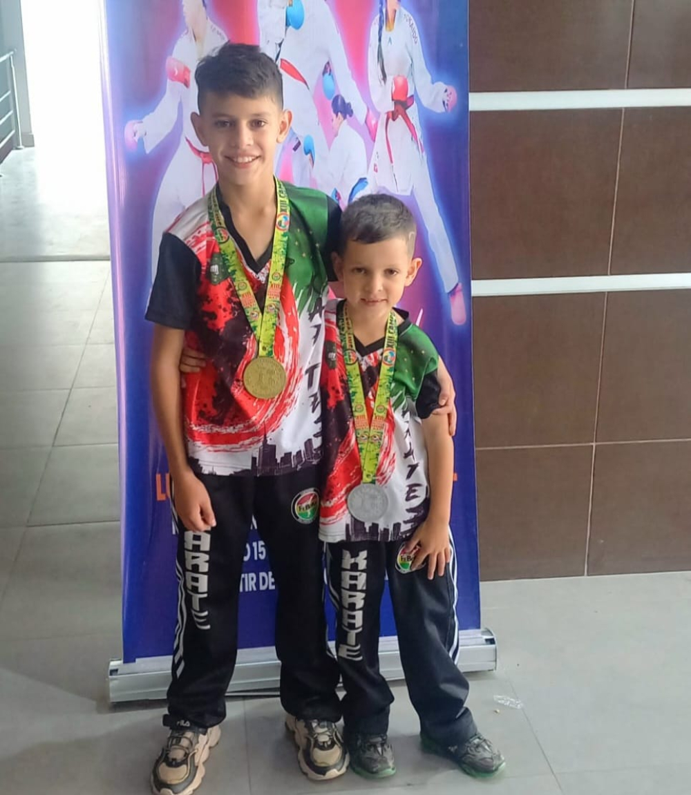 Promesas del karate: Farid y Rashid Camacho Nacif conquistan el podio nacional