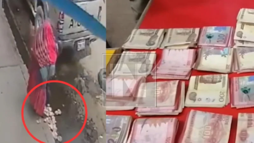 Abuelita que lanzó Bs 179 mil en la calle recibe ayuda psiquiátrica; apareció su hija pidiendo el dinero
