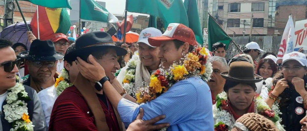 Ex magistrado Cusi brinda su apoyo a Tuto Quiroga por las Presidenciales