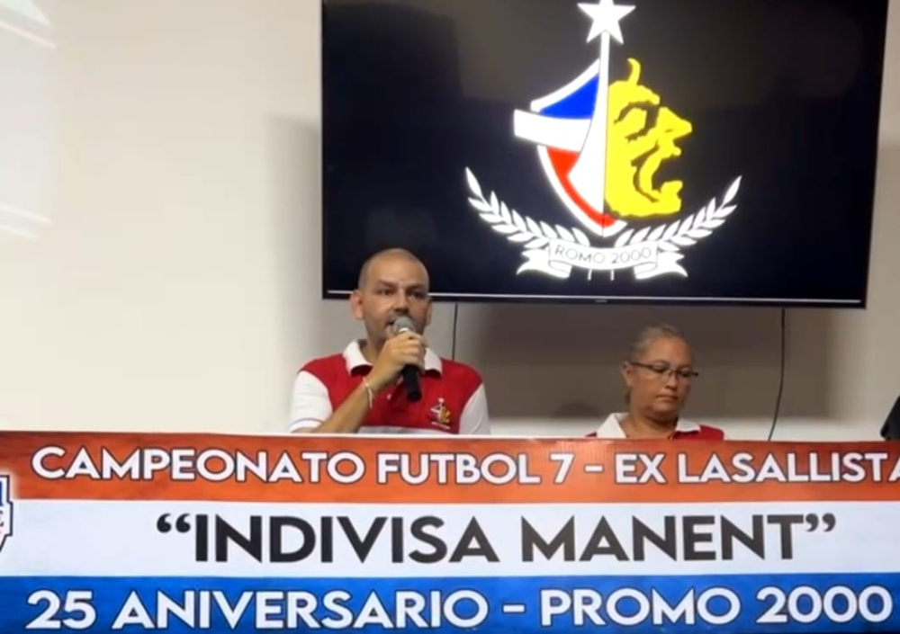 Gran presentación del torneo de fútbol 7 de Ex La Sallistas Promo 2000
