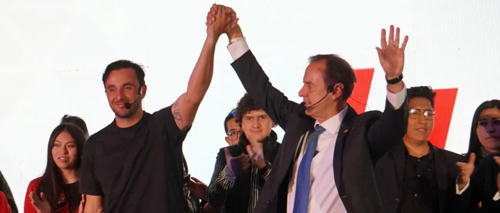 Juan Pablo Velasco es presentado como el acompañante de fórmula de Tuto Quiroga