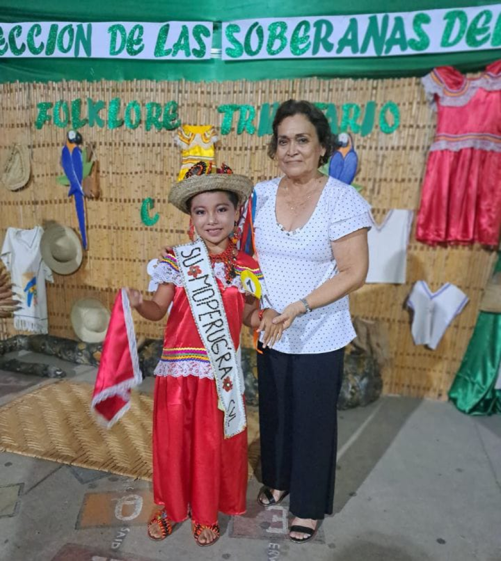 María Jesús Macazaga, es elegida como "Su Moperug'ra 2025" de la U.E. Virgen de Loreto