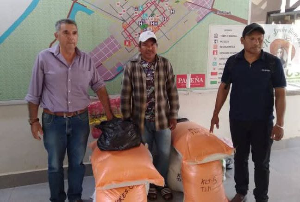 Alcaldía de San Ignacio de Moxos entregó víveres a comunidades del TIMI que estarán de aniversario