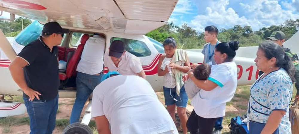 En Exaltación activan plan de respuesta para evacuar a pacientes graves por avioneta