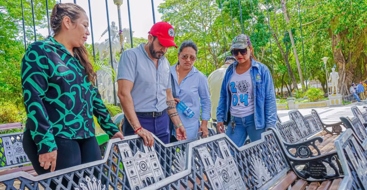 Alcalde de Trinidad impulsa modernización de la Plaza José Ballivián por los 183 años del Beni