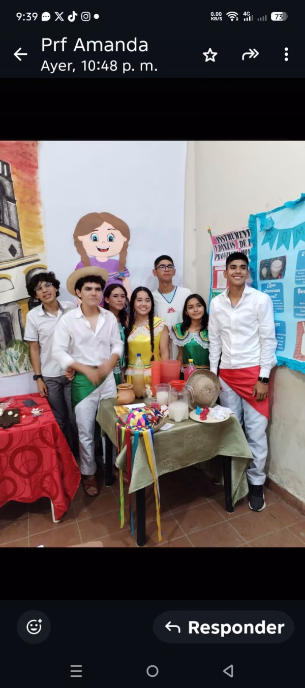 Colegio Andrés Bello celebra un año más de la fundación de nuestro departamento Beni