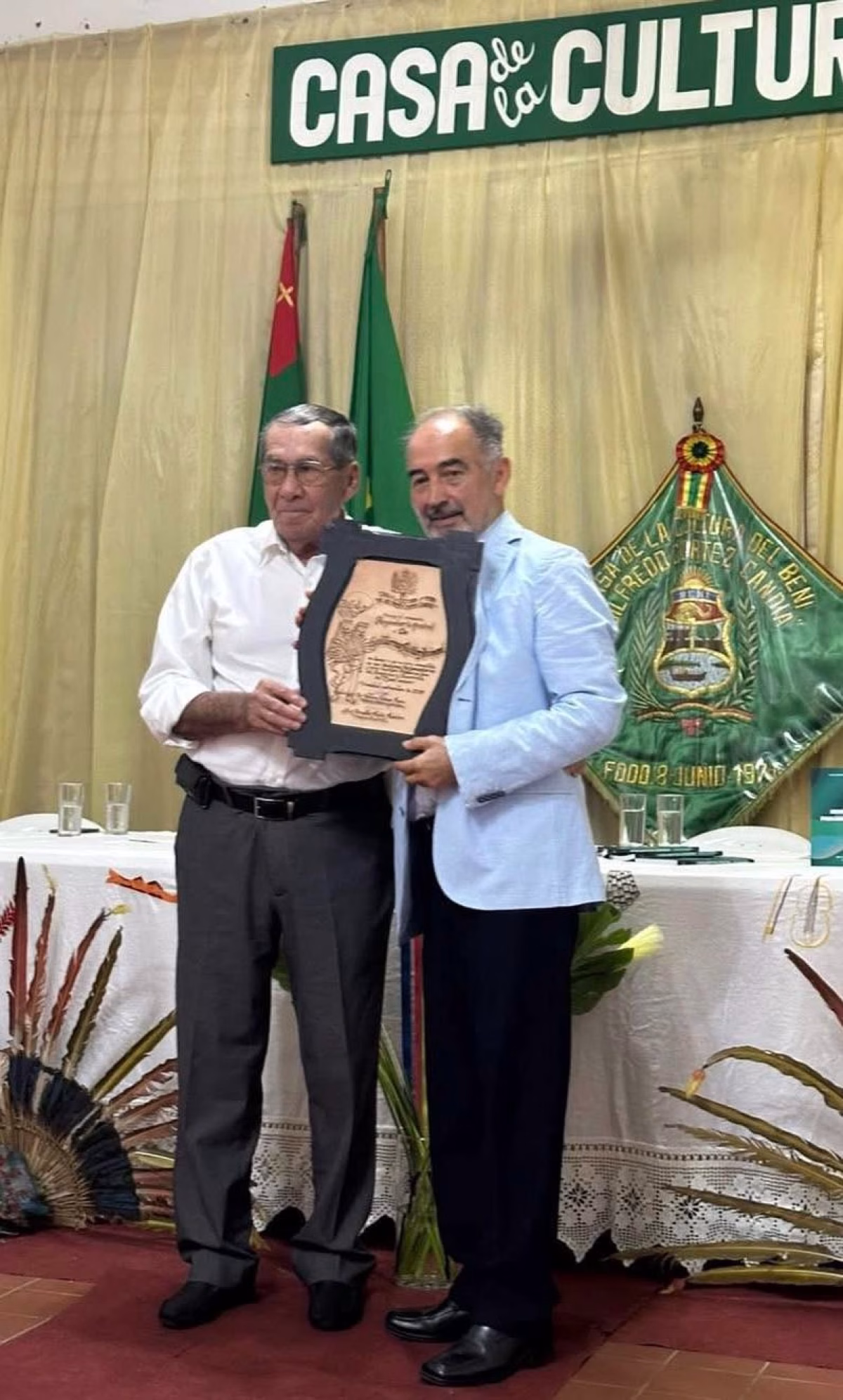 Casa de la Cultura rinde homenaje a Guillermo Richter por su aporte histórico al Beni
