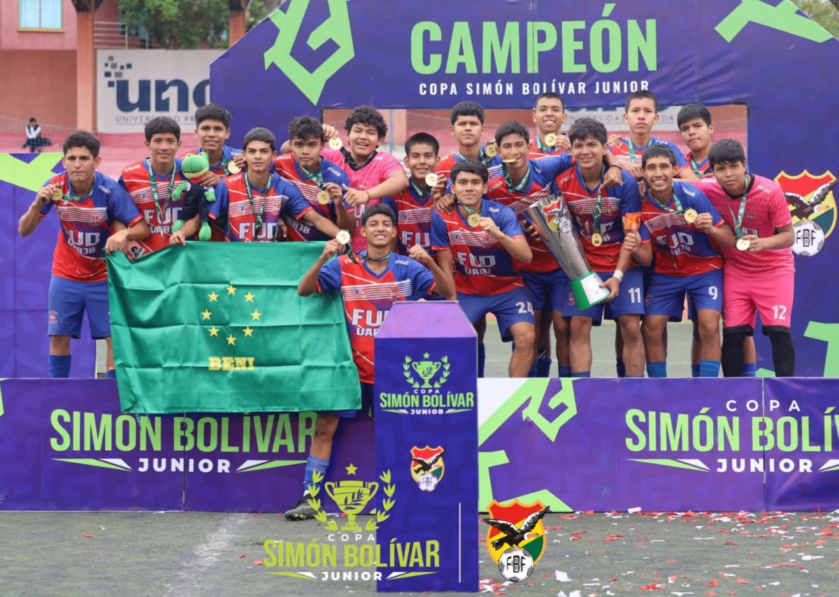Universitario del Beni se corona campeón de la Copa Simón Bolívar Junior Sub-16