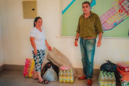 Municipio de San Ignacio  apoya a comunidades con entrega de víveres para actividades educativas