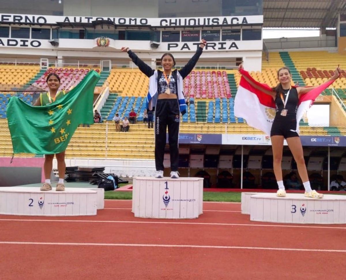 Fariana Bruno brilla en Sucre con doble medalla de plata para el Beni