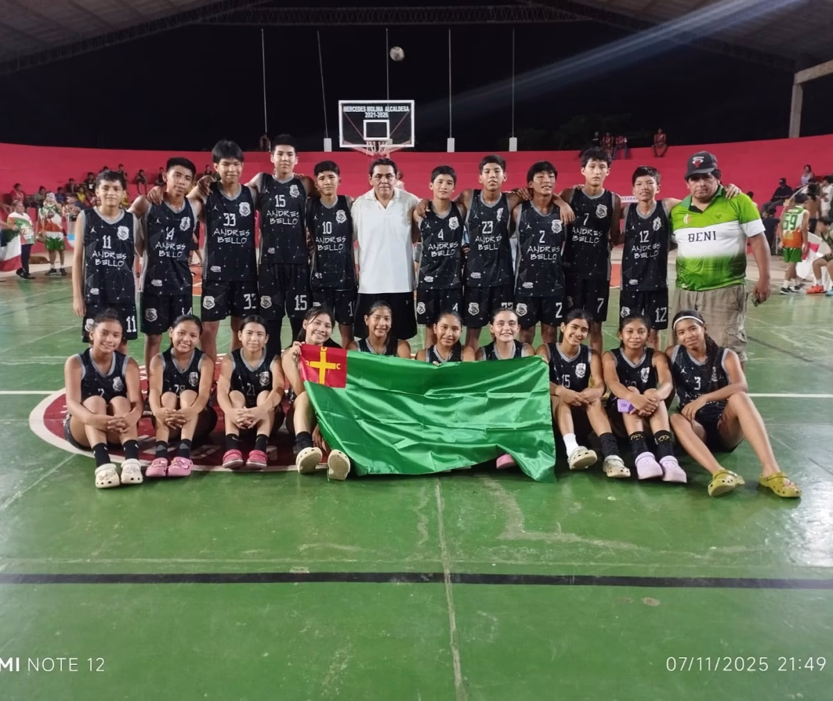 COLEGIO ANDRÉS BELLO GANA EL      CAMPEONATO SUB 14 DE BÁSQUET INTERPROVINCIAL REYES 2025, DAMAS Y VARONES