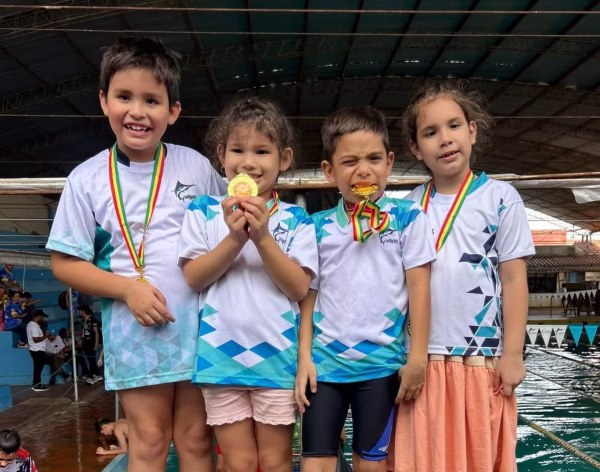 Finaliza con éxito el nacional preinfantil e infantil de natación en Trinidad