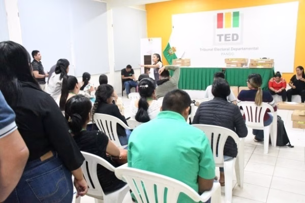 TED Beni capacita a ocho mil jurados electorales y conformarán directivas este fin de semana