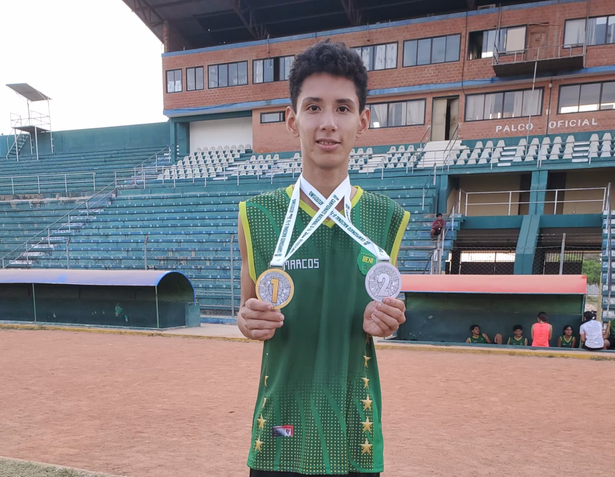 Récord nacional y múltiples medallas para el Beni en el U-16